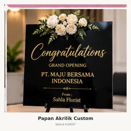 Papan Bunga Akrilik Citragran Cibubur